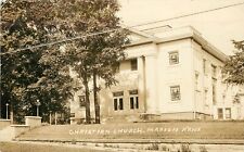 RPPC Postcard; Marion KS Christian Church, Grant County, Unposted picture