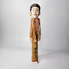 Vintage Bali Sacrificial Burial Doll Balinese Deva Akt Hindu S S Sarna NYC picture
