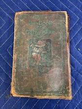 Antique 1918 Book of Baby Mine Embossed Leather Photo Album Scrapbook Ephemera picture
