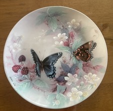 Lena Liu Red Spotted Purples Third Issue On Gossamer Wings Collector Plate 811A picture
