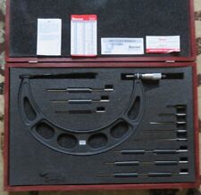 NOS Starrett 6-12” Outside Caliper Micrometer Tool & Case - Machinist No. 224 picture