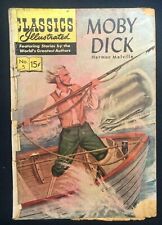 CLASSICS ILLUSTRATED #5 Moby Dick by Herman Melville (HRN 138) POOR/FAIR picture