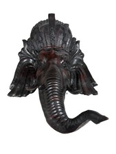 Ganesh God Wood Carving Made in Nepal picture