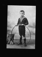 Givors Rhone France Jean Pincherall 1919 Boy with Hoop AEF Adopted Child picture