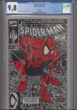 Spider-Man #1 CGC 9.8 1990 Marvel Comic McFarlane Cover Art & Story Silver Cover picture