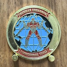 Ironman Squadron VQ-3 Navy E-6B Mercury Challenge Coin  W#4 picture