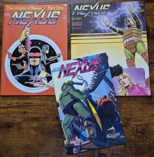 NEXUS 3-Comic Lot #2 & #3 1982 Flexi Record + Vol 2 #2 1983 Steve Rude picture