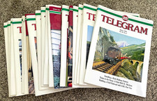 Vintage LGB Telegram Magazine Lot of 28 Model Trains 1993-2004 Hobby Railroad picture