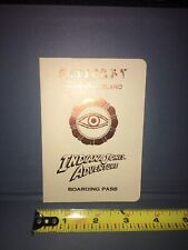Disneyland Ticket Indiana Jones Adventure Boarding Pass Passport 1995 Opening picture