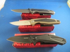 Kershaw 3 knife lot Fringe 8310 Atmos-Tan 4037Tan Matrix-XS Blk 7006 BLK NIB picture
