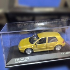 Rare Minichamps 1/43 VW Golf GTI 1997 Metallic Gold[Age 13+] picture