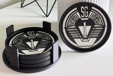 STARGATE SG1 COASTERS - 4 PIECE SET  - USA ONLY - CSTSG1 picture