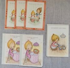 Vtg 70's & 80's BETSEY CLARK Hallmark VALENTINE cards NEW Lot of 6 cat kitty picture