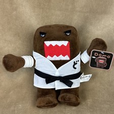Domo Kun White Karate 10” Plush NWT Black Belt Tag 2010 Animation Nation picture