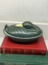 Vintage French Duck Covered Dish Vgc picture