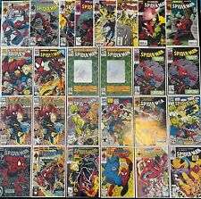 SPIDER-MAN (26-Book LOT) Marvel, 1990-1998 with #1 6 7 15-24 26-31 38 40-41 45 picture