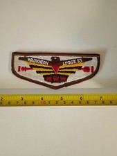 Waukheon Lodge 55 OA Flap Mint Condition Order of The Arrow Merged picture