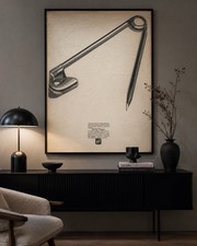 Vintage 1960s Pacific Finance Advertising Proof Art – Safety Pin Illustration  picture