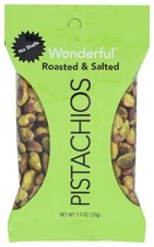 Wonderful Pistachios Pistachio No Shl Rstd Slt 2.5 Oz Pack Of 8 picture