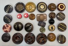 Lot of 27 Vintage Tight Top Assorted Coat/Sweater Buttons picture