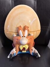 Vintage 1993 Warner Bros Looney Toons Yosemite Sam Ceramic Cookie Jar  picture