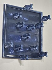 New Framed 3D Picture Nautical Ocean Fish Wall Art Shadow Box Sculpture Wood picture