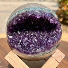 1.13LB High-Quality Natural Amethyst Open Smile Healing Crystal picture