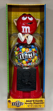 Vintage 2015 CandyRific M&M’s Red Character Novelty Candy Dispenser & Coin Bank picture
