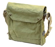 Genuine WWII British Mk VII Gas Mask Bag Indiana Jones Satchel picture