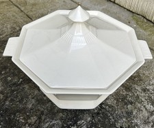 VTG Independence Ironstone Castleton China Octagonal Soup Tureen Casserole MCM picture