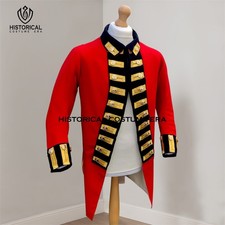 British Officer Coat | 8th Century (King's) regiment of foot, Red Wool Tailcoat picture