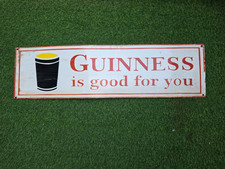 Geinness Porcelain Advertising Sign 36'' Inches picture