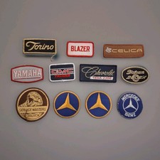 VTG Automotive Patch Lot 11pc Chevy Vega 2300 Celica Yamaha Buick Mercedes picture