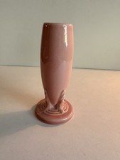 Vintage Fiesta Fiestaware Rose 6” Bud Vase Homer Laughlin Ex Condition picture