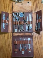 Vintage Wüsthof Solingen Folding Tool / Gentleman’s Utility Set – c. 1930s–50s picture