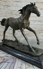 Pierre Jules Mene (French 1810-1879) Patinated Bronze Sculpture of a horse Deal picture