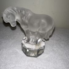 Goebel 24% Lead Crystal Collection Frosted Glass Horse Figure 4