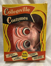 1960s TROLL DOLL Halloween Costume COLLEGEVILLE Thomas Dam style FLOCKED HAIR picture