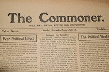 WILLIAM JENNINGS BRYAN The Great Commoner Lawyer 1902 Lincoln Nebraska Newspaper picture