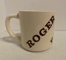 Vintage 1970’s “ROGER” Ceramic Coffee Mug USA Personalized Name picture