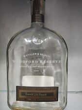 French Lick Resort Woodford Reserve Bourbon Bottle- With PLUTO Etched  (Empty) picture