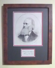 William Cullen Bryant(1794-1878) / Autograph / Editor & Poet / 11x14