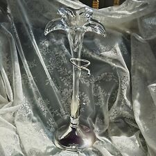 Art Nouveau Glass And Silver Plated Bud Vase picture