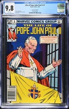 Life of Pope John Paul II #1 CGC 9.8 NM/M NEWSSTAND Joe Sinnott c/a 1982 Marvel picture