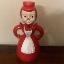 Vintage Red MERRY MAID Laundry Sprinkler 50's Hard Plastic picture