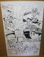 Iron Man Bad Blood #1 ORIGINAL BOB LAYTON ART PAGE Tony Stark 2000 Marvel Comics picture