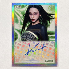 2026 GAS x Complex aespa Karina /15 Teal Autograph Rookie 에스파 카리나 Auto 유지민 picture