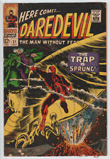 Daredevil #21 (10/1966) Marvel Comics The Trap is Sprung Off White Pages picture