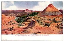 Antique In The Pyramid Park, Badlands Country of North Dakota, Postcard picture