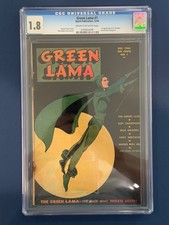 Green Lama #1 Spark 1944 Mac Rayboy (Cover) Cream to Off White Pages CGC 1.8 picture